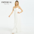 Sweetheart Plain Long Custom Manufacturers White Modern Dress For Bridal